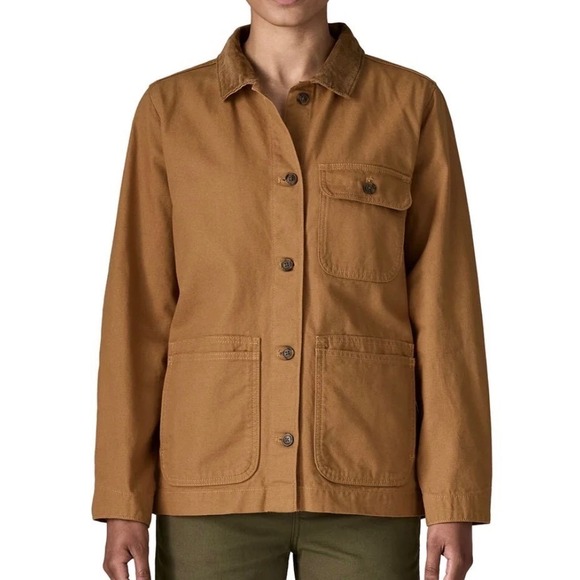 Patagonia Jackets & Blazers - Patagonia Women's Point Reyes Canvas Coat Nest Brown Medium NWT ($159 Retail)